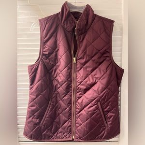 Eggplant Purple Quilted vest